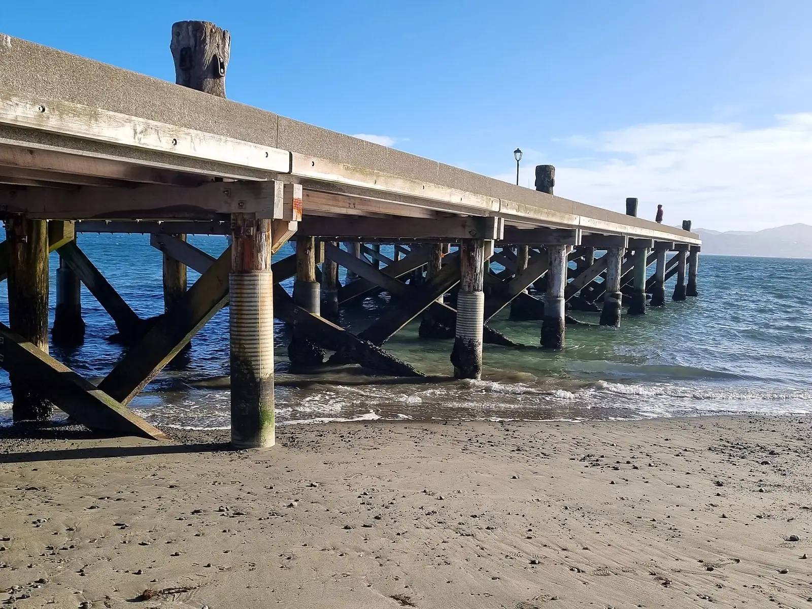 Wharf in New Zealand